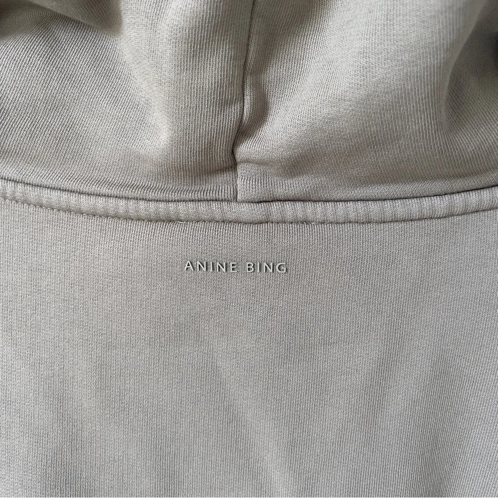 NWT Anine Bing Harvey Sweatshirt in Dusty Olive Green - Image 9