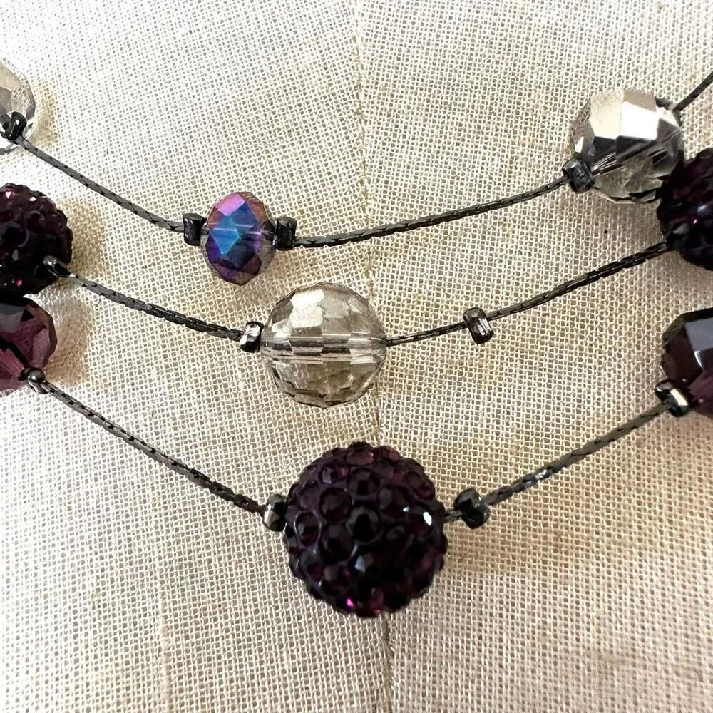 White House Black Market multi strand beaded necklace - Image 9