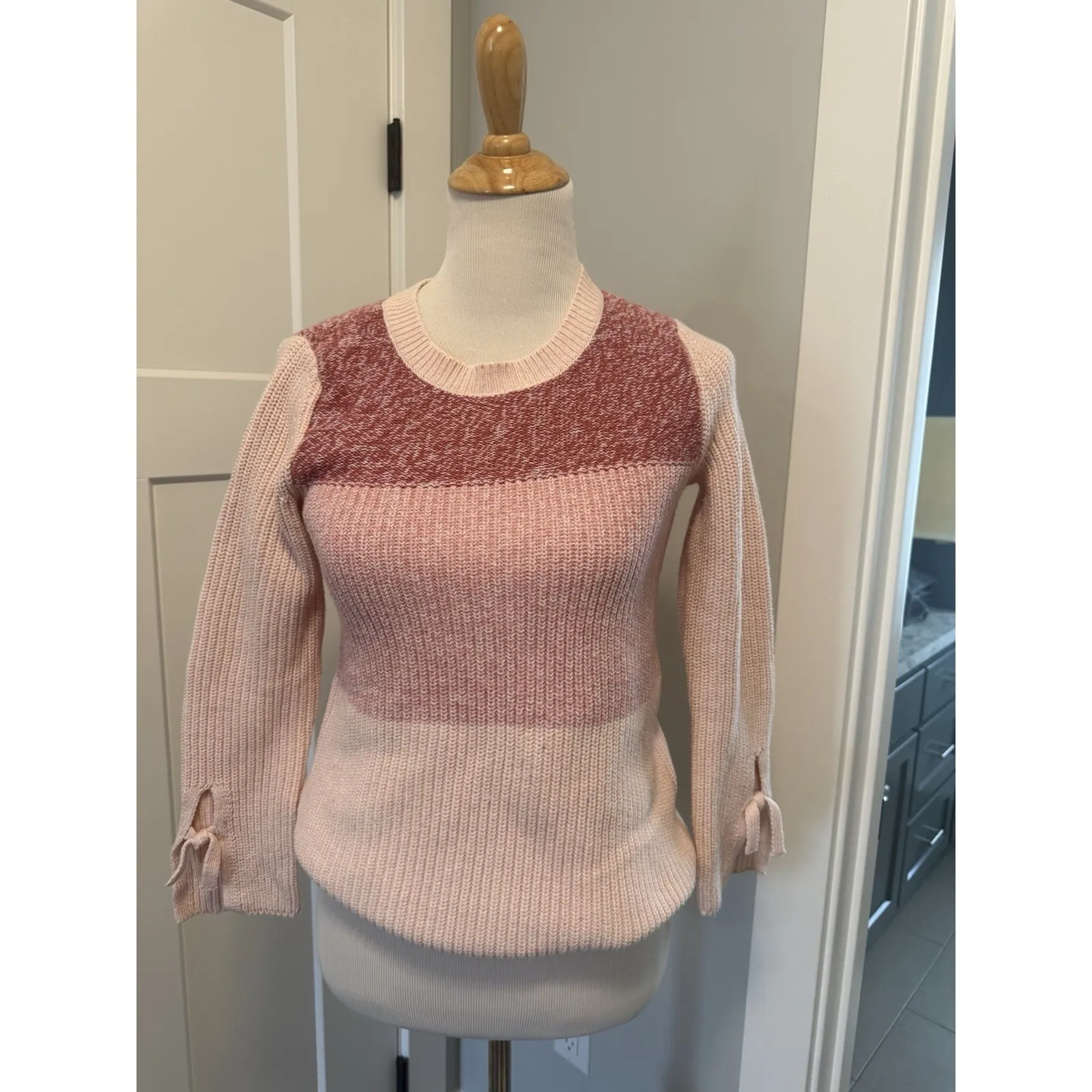 Lot of 6 LOFT Size X Small Tops And Sweaters Office Casual Work Various Prints - Image 10