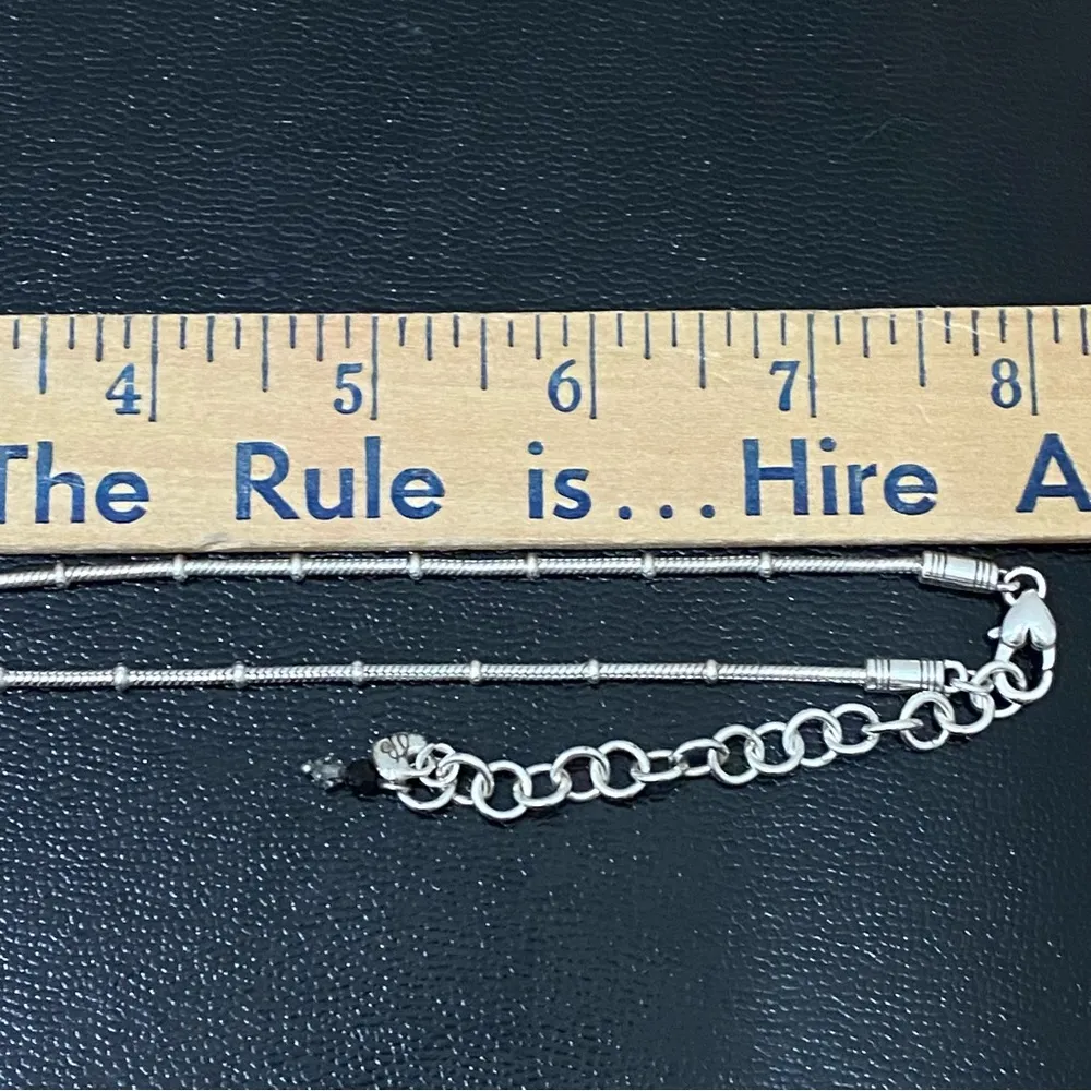 Retired BRIGHTON “Spring Hill” Black/Cream Enameled Flowers Pendant Necklace - Image 12