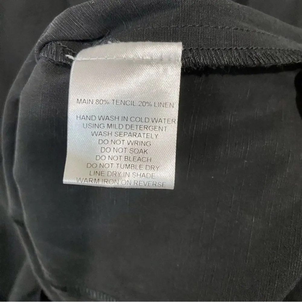 Cooper St Women’s Follow Me Sleeveless Linen Blend Midi Sheath Dress Black NWOT Size 2 - Image 8