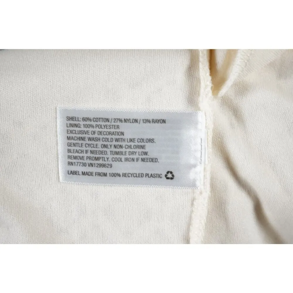 Xhilaration Cream Eyelet Embroidered Summer Festival Short Jumpsuit Romper Small - Image 6