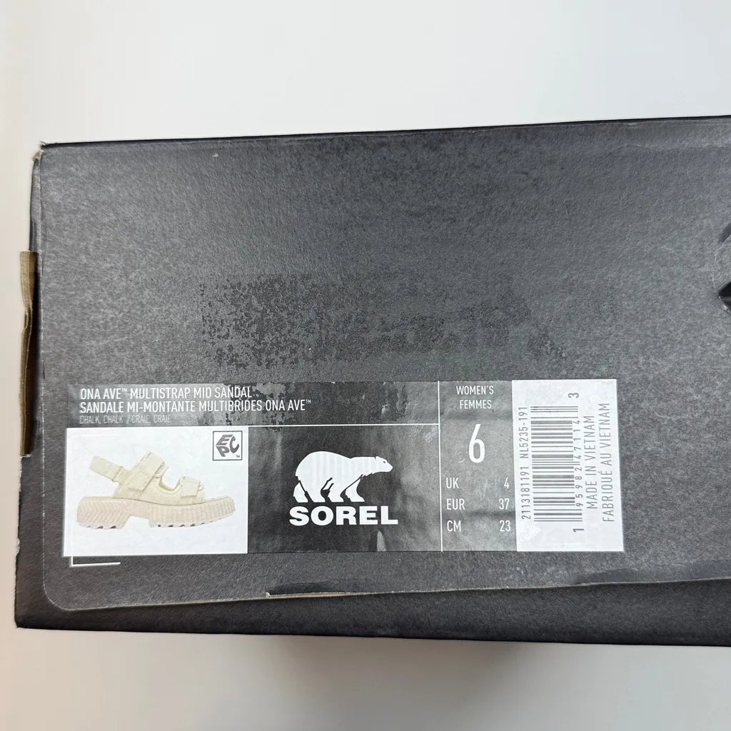 Sorel ONA AVE Women's Multistrap Mid Sandal- Size 6 - Image 7