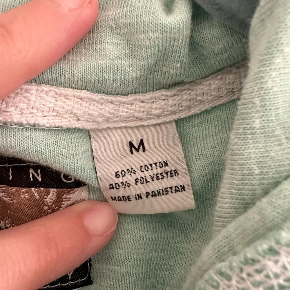 Coconut Creek Trading Company Women's M Hoodie Sweatshirt Mint Eskimo Joes Bar Green Size M - Image 3