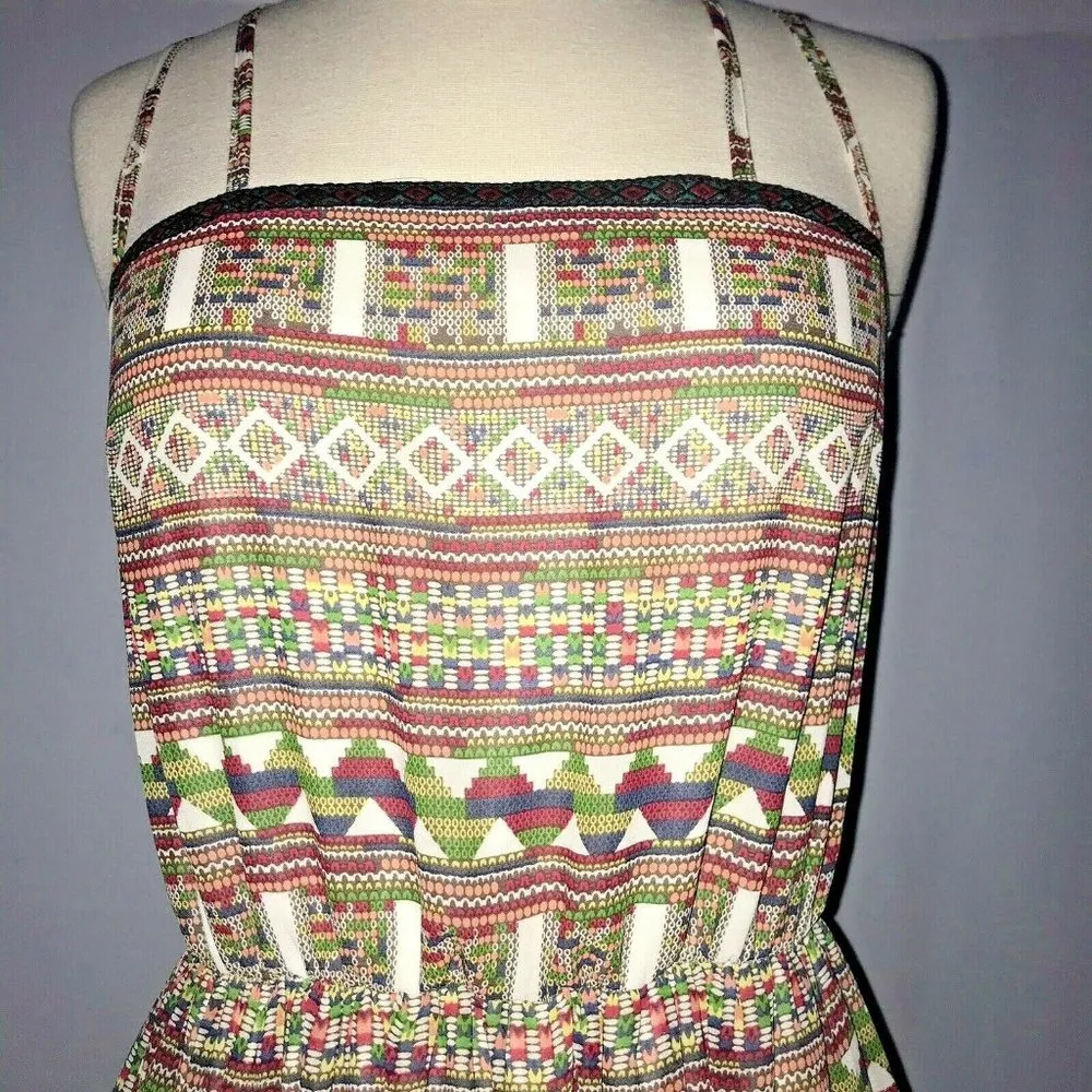 Doe & Rae Womens Maxi Dress Size Small Sleeveless Multi-color - Image 2