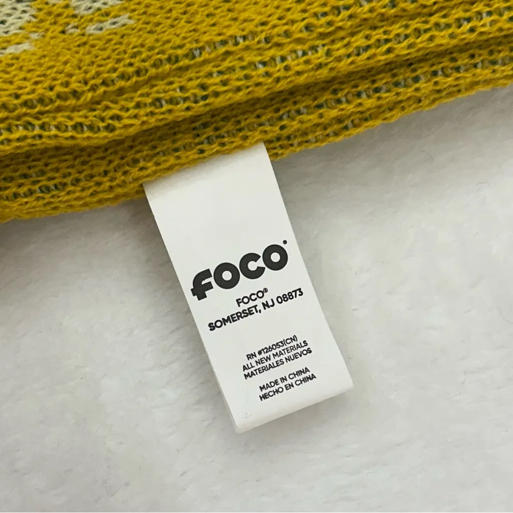 Green Bay GB Packers NFL Football Retro Throwback Team Logo FOCO Scarf Scarve - Image 3