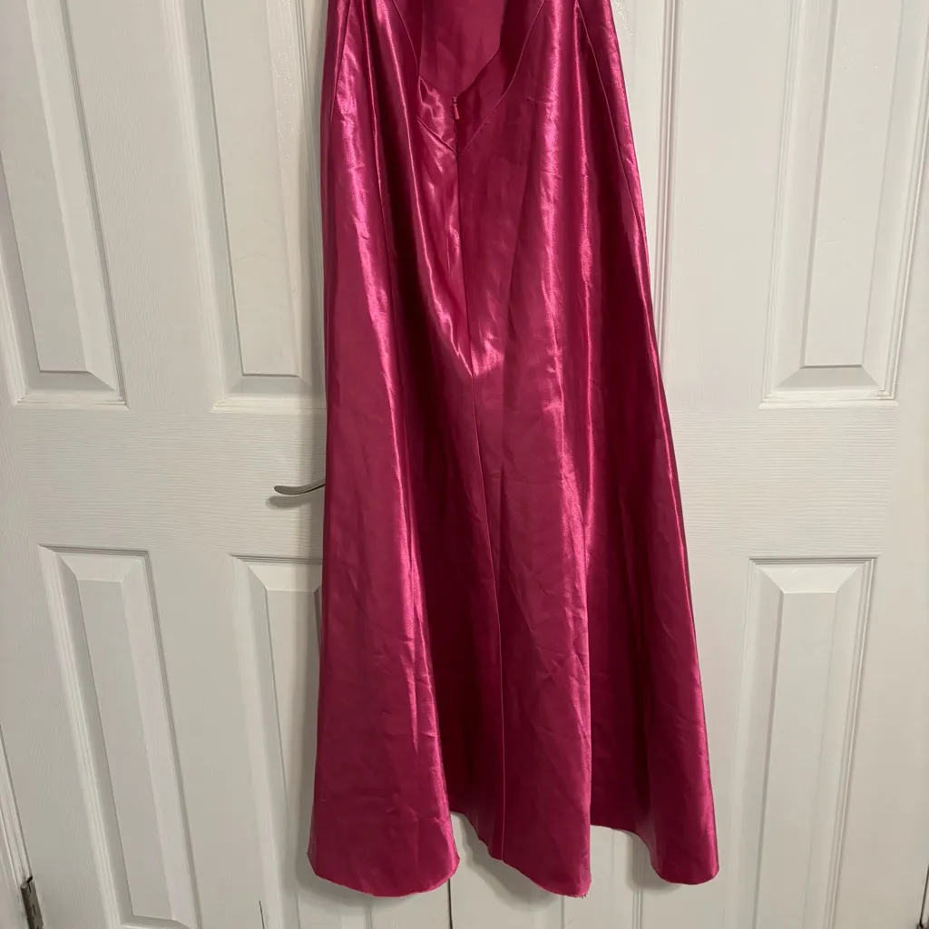 Vintage Y2K Gunne Sax Pink Maxi Sparkly Dress - Image 6