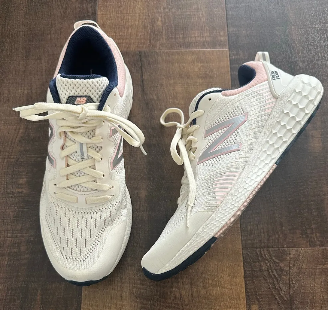 New Balance Fresh Foam X Trainer Sea Salt & Natural Indigo Size 9.5 - Image 1