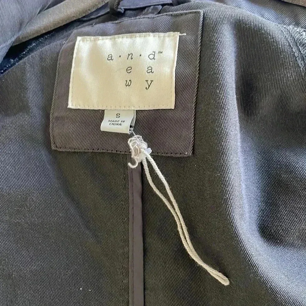 A New Day Utility Jacket NEW Gray Sz S - Image 10