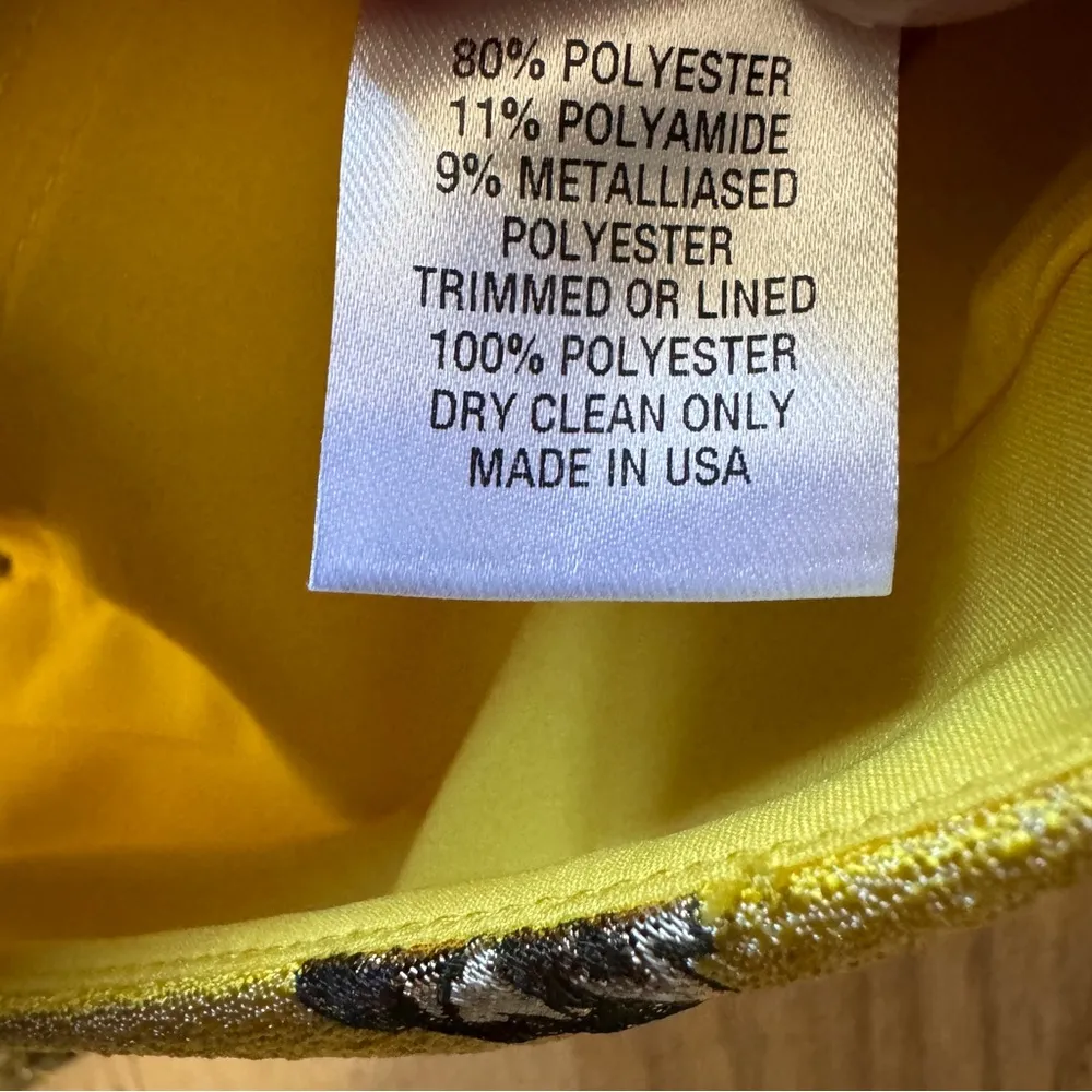 Lela Rose Floral Jacquard Midi Dress In Marigold Dress EUC Yellow Size 4 - Image 13