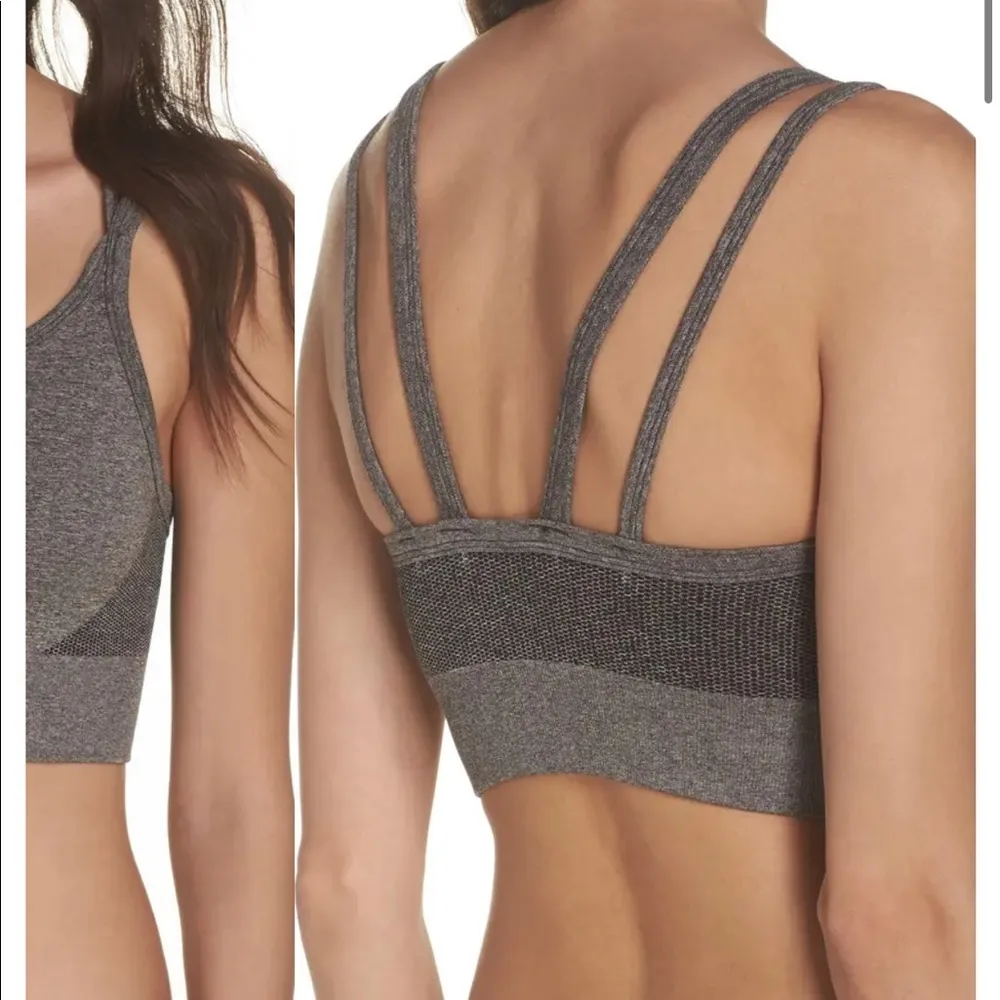 Zella Grey Body Rhythm Sports Bra Size XSmall NWT - Image 3