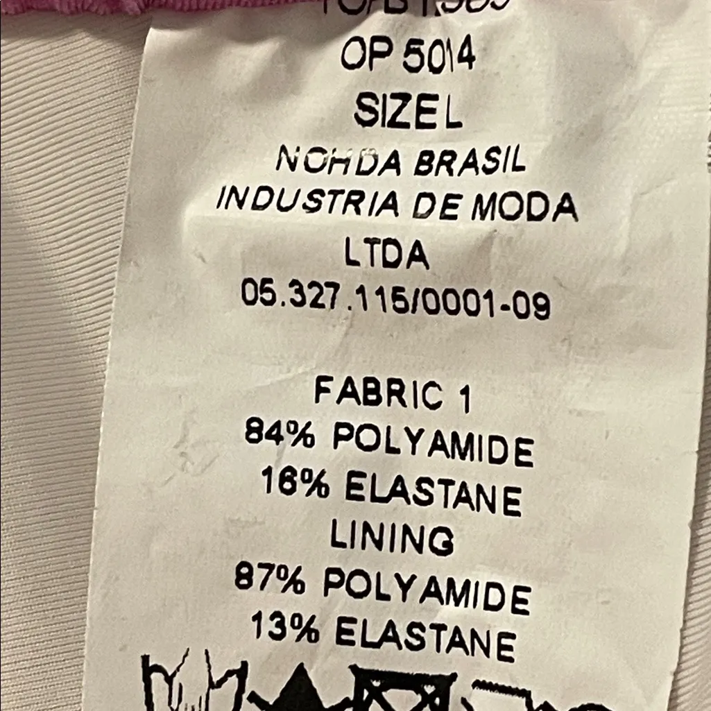 patBO Ruffle Strap Wrap swim Top size Large Pink - Image 7