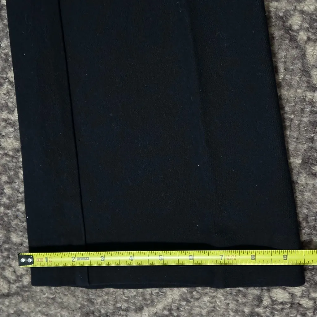 Derek Lam 10 Crosby Women’s Size 4 Black Cotton Blend Flare Trousers Pants - Image 13