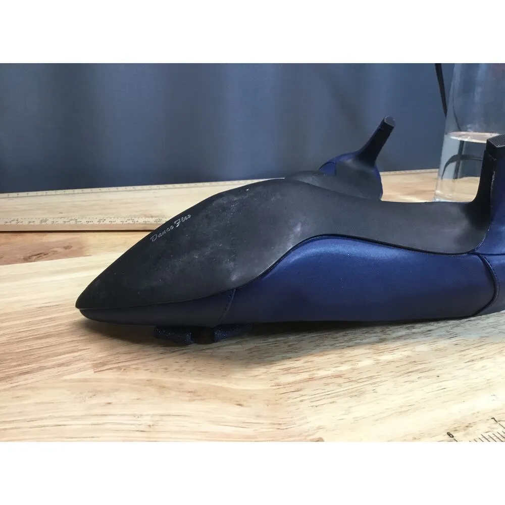 Easy Street Alive 5 Devanna Heels Women's 9 Navy Pointed Toe Bow Slip-On Pump - Image 7