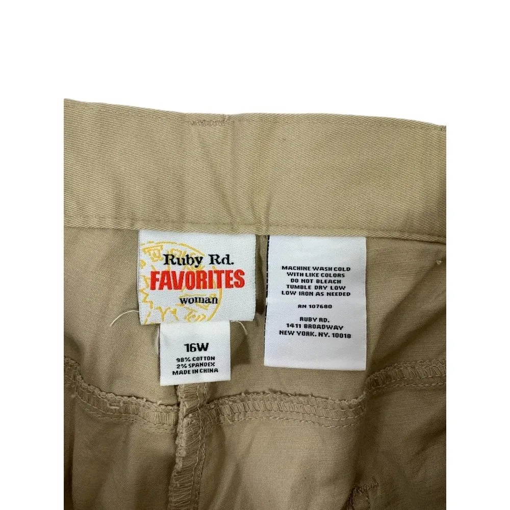 Ruby Rd. Women's Khaki Pants - Image 3