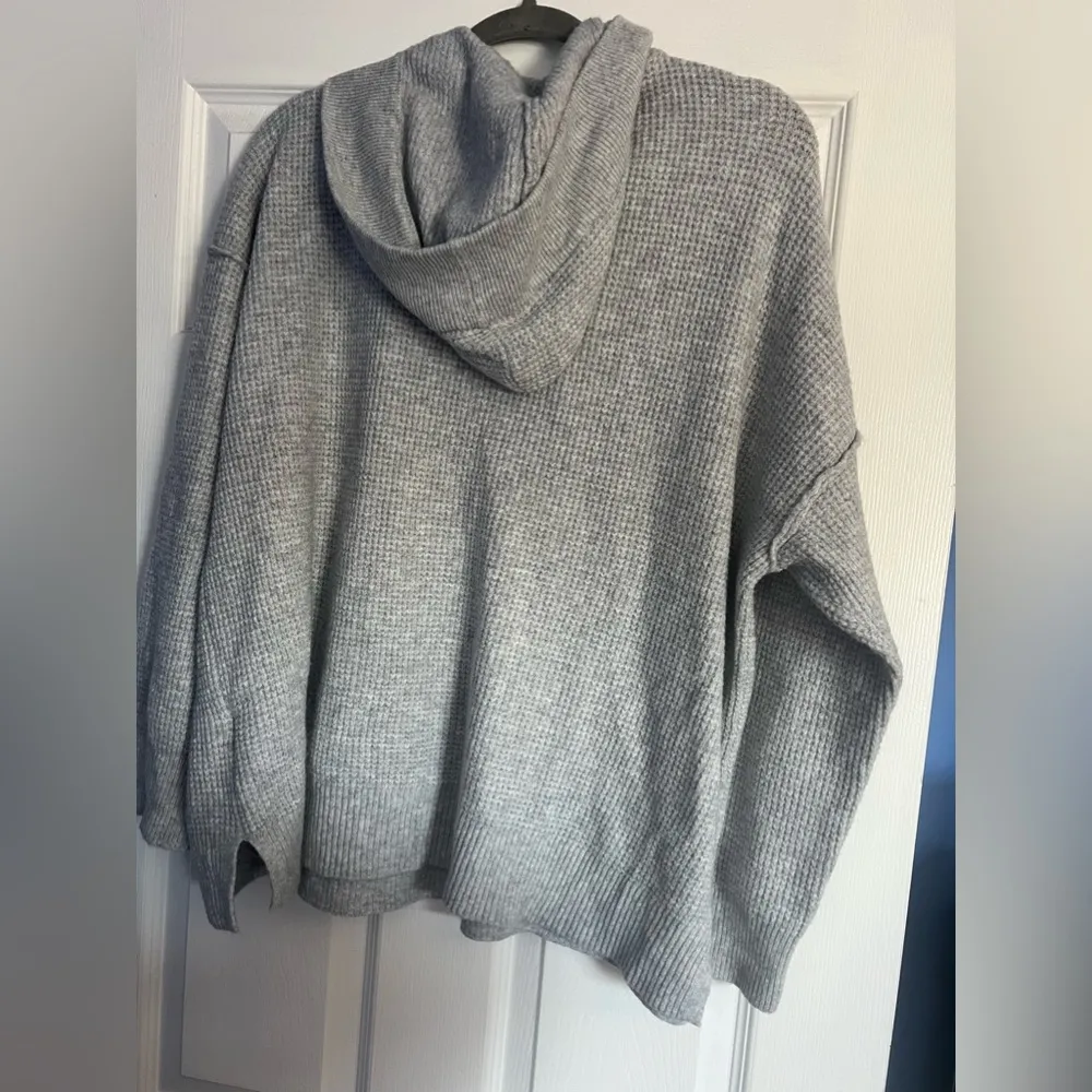 Aerie gray hoodie oversized sweater - Image 2
