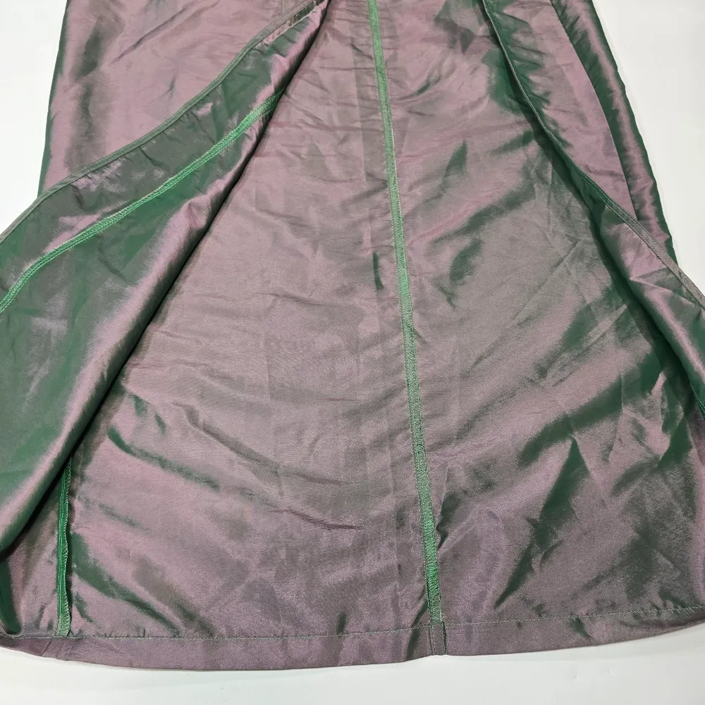 AFRM x REVOLVE Bianca Skirt in Iridescent Green Size 24 - Image 4