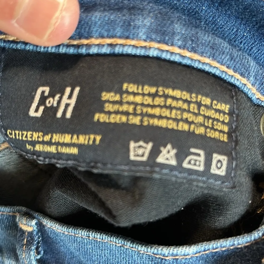 Citizens of Humanity Dylan Drop Rise Cropped Jeans Straight Leg Womens 28 - Image 10