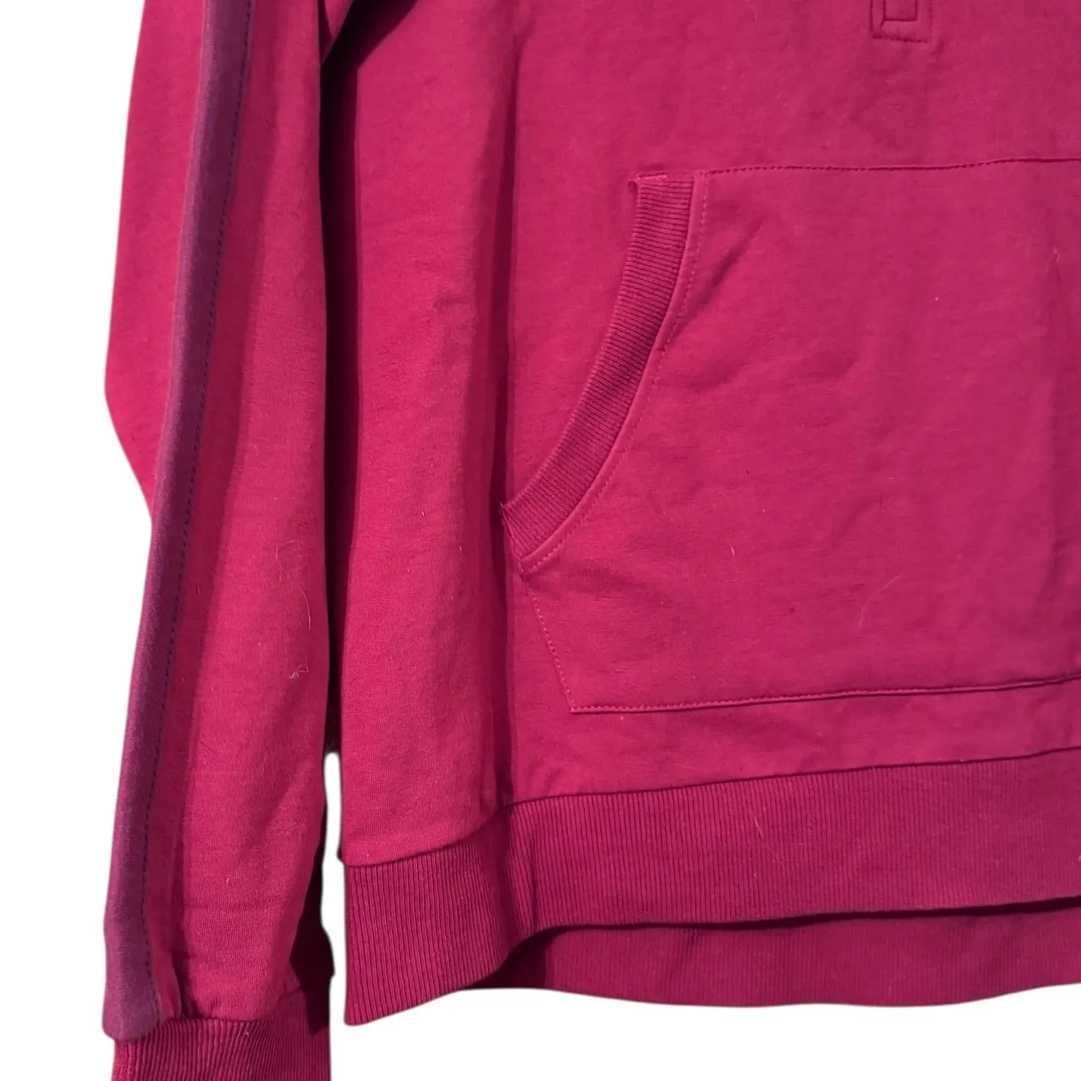 Kimes Ranch Maricopa Stripe Half Zip XL western performance pull over Pink - Image 4