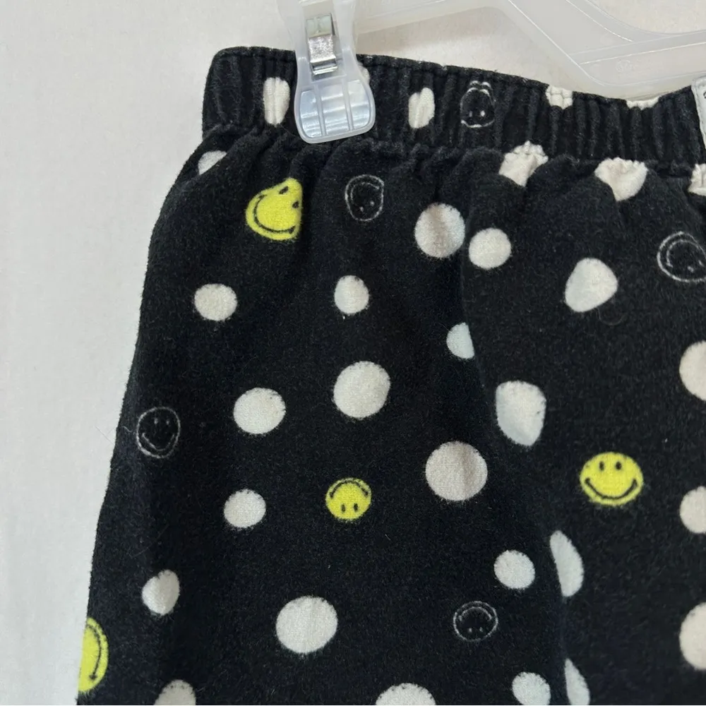 P.J. Salvage Womens Smiley Pajama Shorts Size Small Black - Image 4