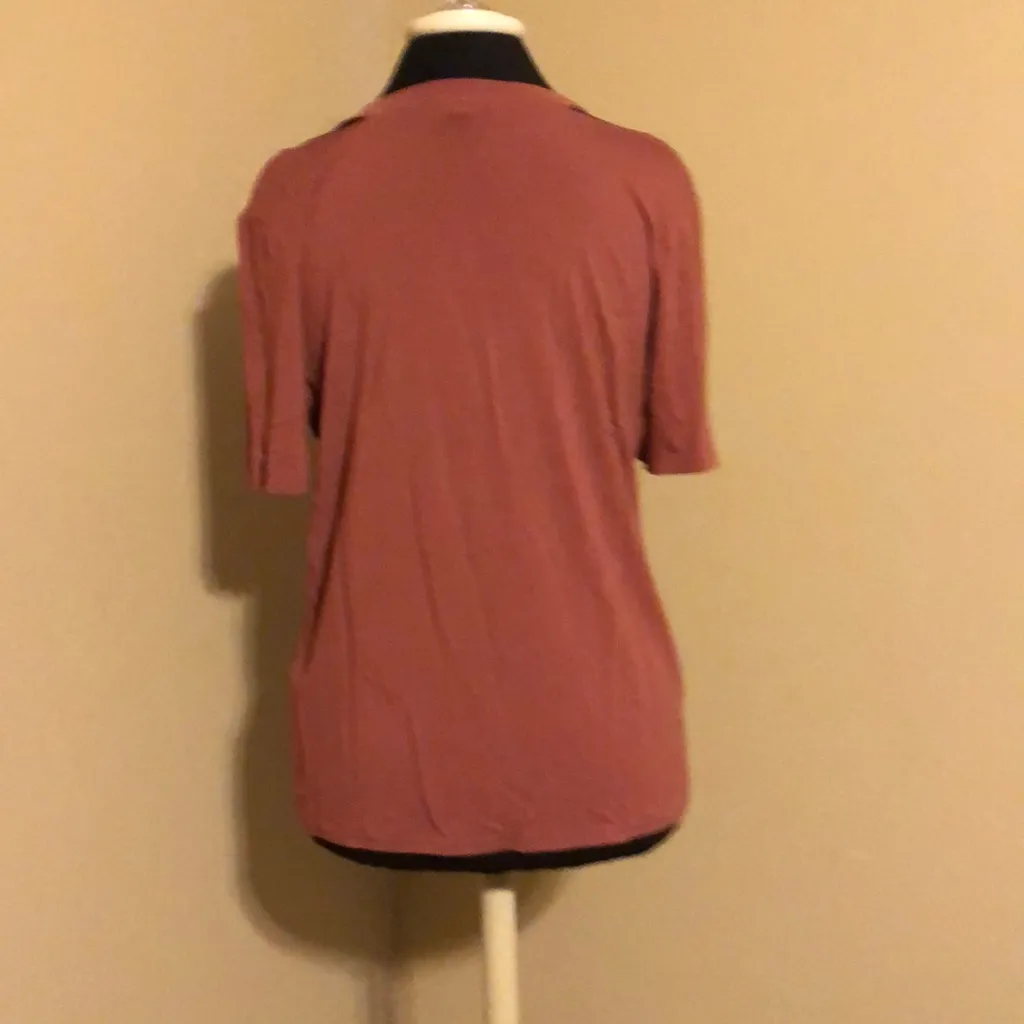 ❤️ ASOS New Look Pink Mink Tee with shoulder slits - Image 3