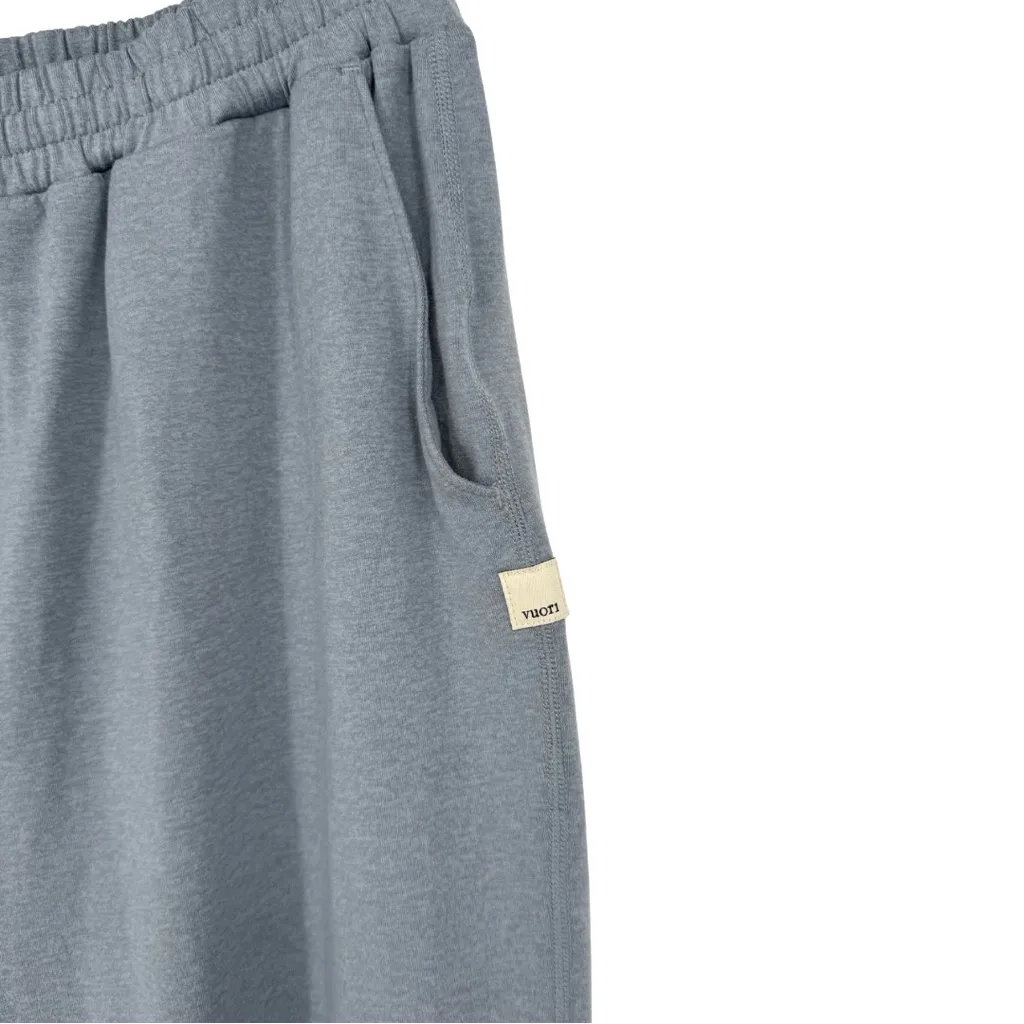 Vuori Boyfriend Jogger Sweatpant Flint Heather Gray Blue Small Casual Athleisure - Image 4