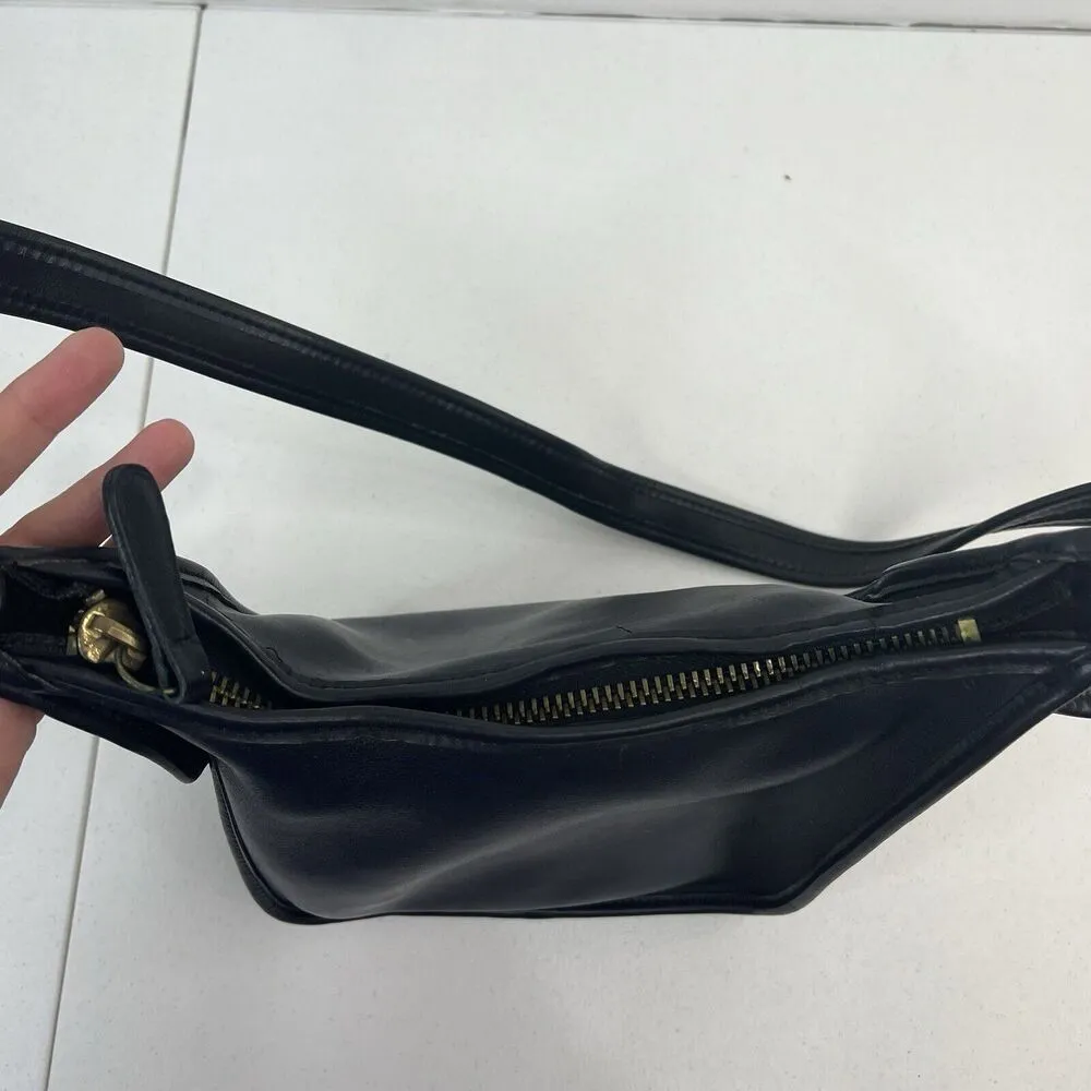 Coach Legacy Crossbody Bag Black Leather Vintage Janice Ricardi-Desantos 9950 - Image 9