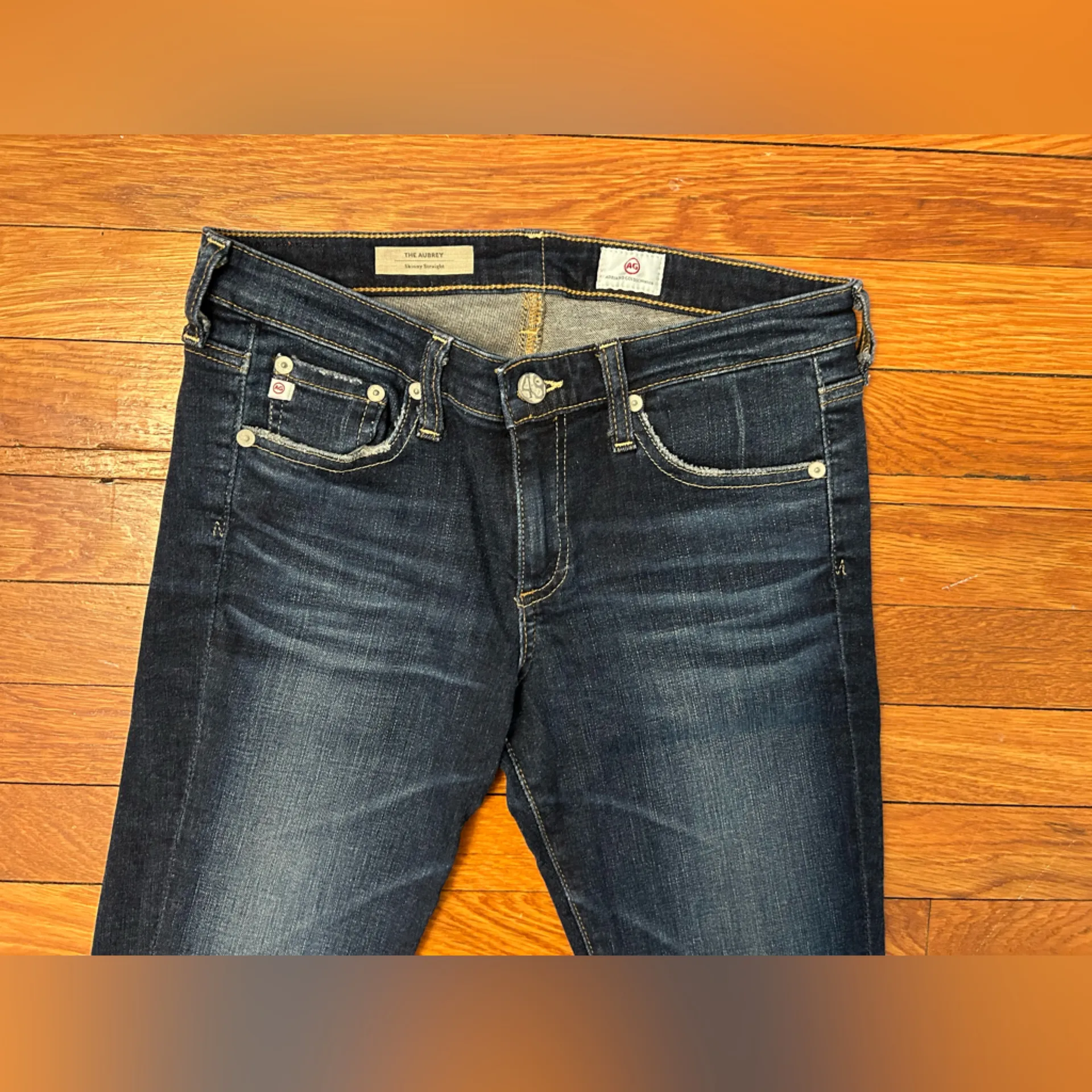 AG Adriano Goldschmied “The Aubrey” Skinny Straight Jeans - Image 2