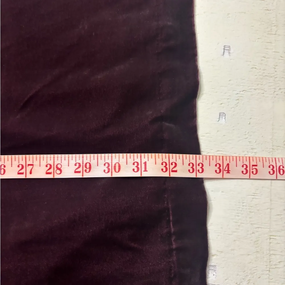 Trina Turk Burgandy Wine Silk Velvet Cold Shoulder Cocktail Shift Dress Size 6 - Image 5