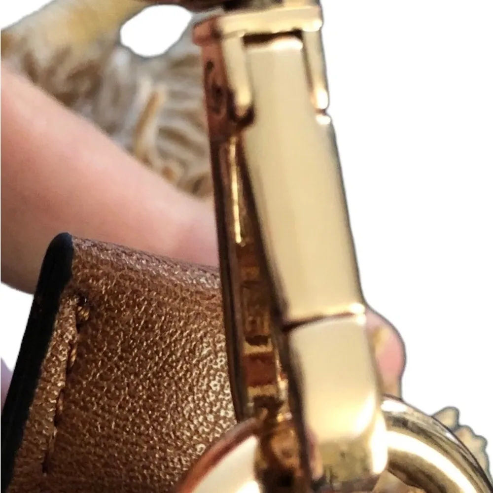 Lauren Conrad Cookie Crossbody Double Handle Straw Bag Summer Beach Festival - Image 5