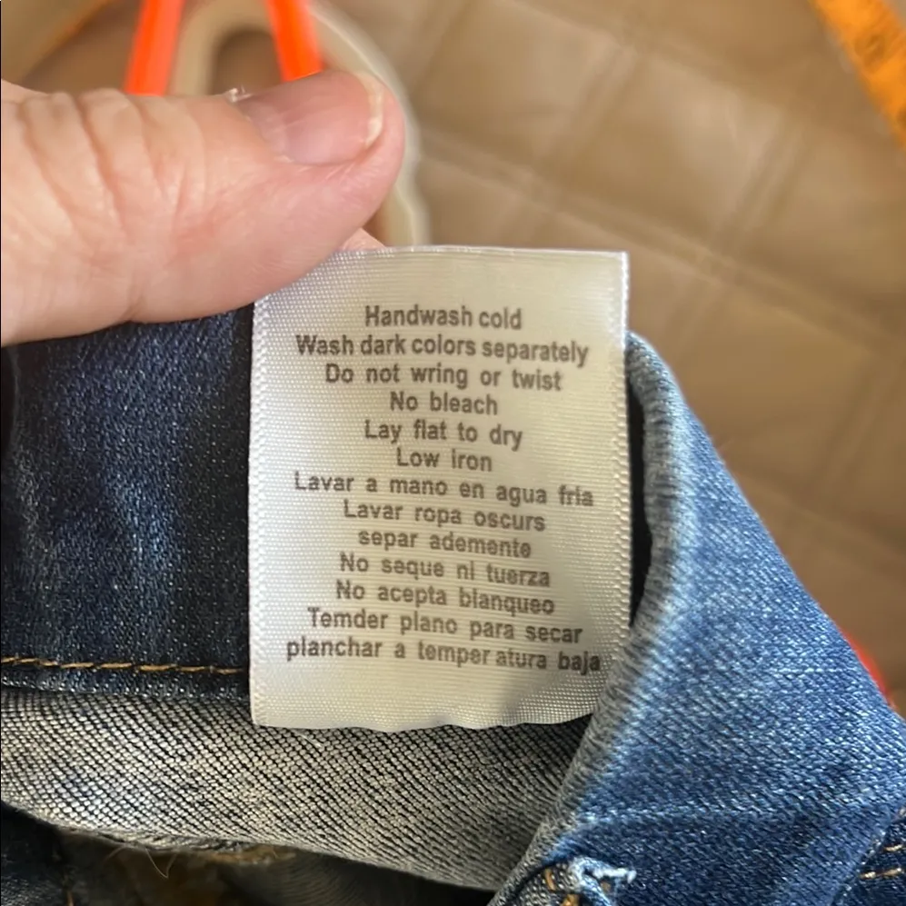 Judy Blue Skinny Blue Jeans with Distressed Details 9/29 Pull On Distressed - Image 8