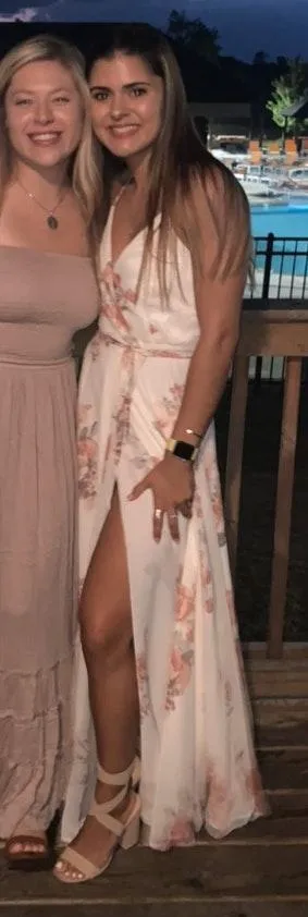 Lulus Floral Formal Dress - Image 2