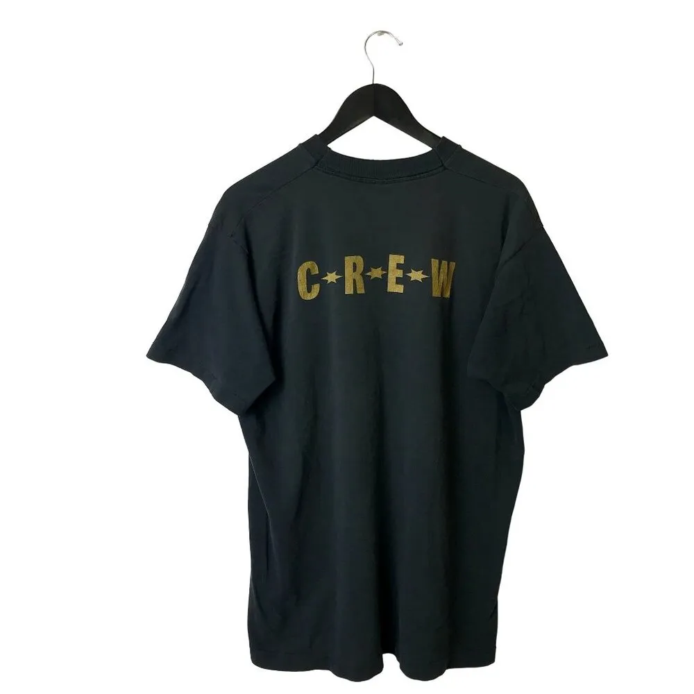 Distressed Music City Tonight Crook & Chase Crew Graphic Tee Vintage 90s Unisex - Image 3