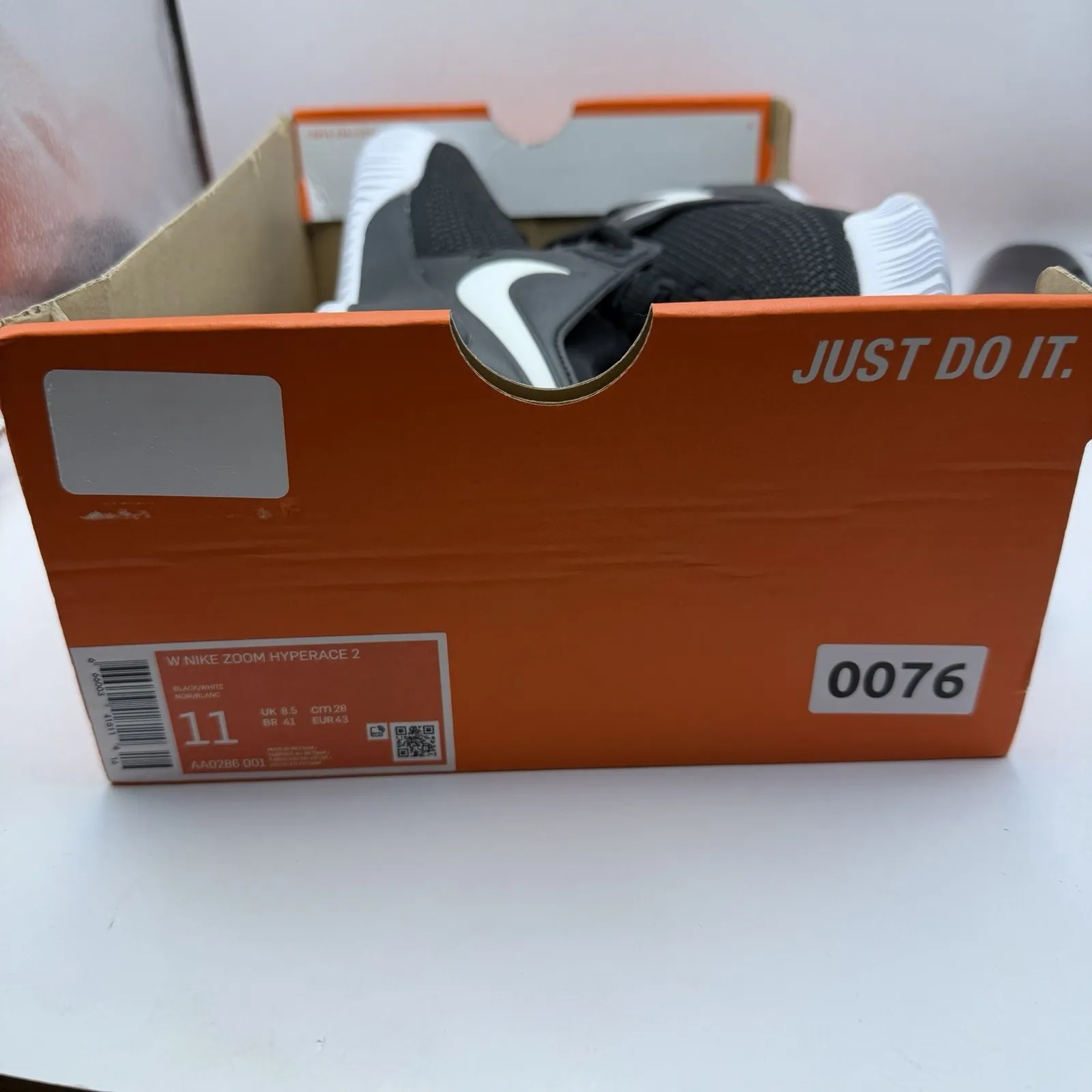 NEW Nike AA0286-001 Zoom HyperAce 2 Black Court Volleyball Shoes Women's 11 - Image 9