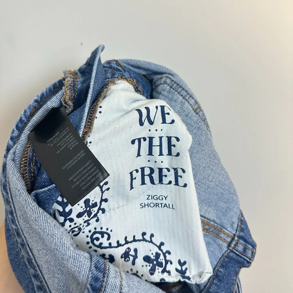FREE PEOPLE We the Free Ziggy Denim Shortalls in Mantra Size X-Small - Image 9
