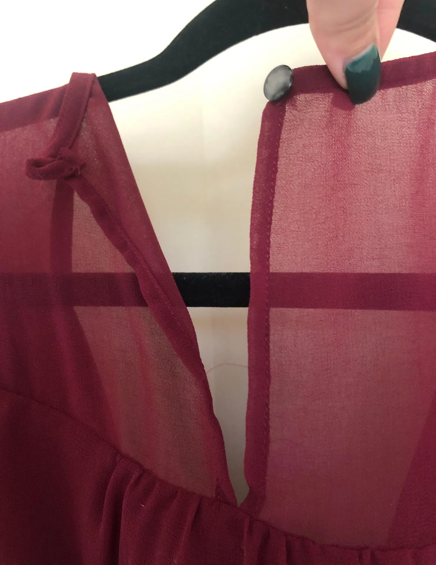 Crimson red romper - Image 3