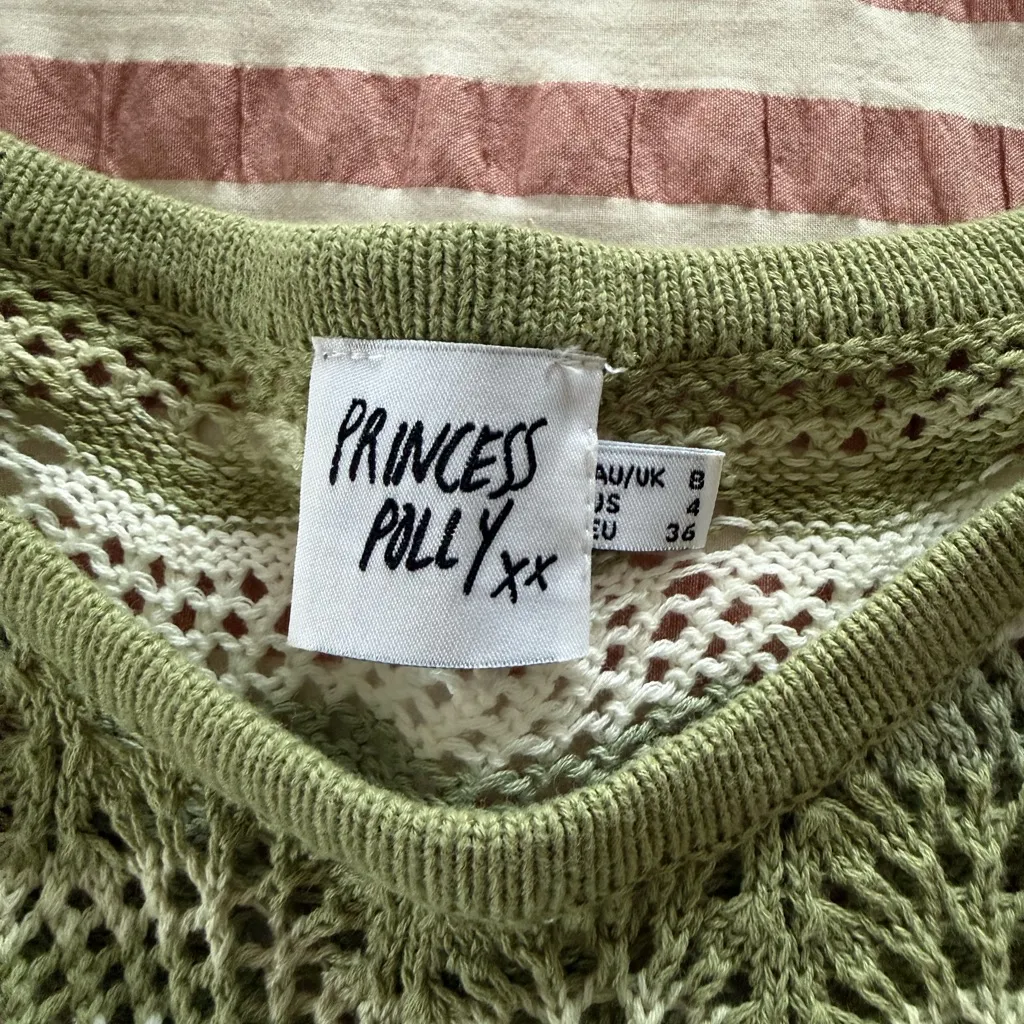 Princess Polly green and white knit set - Image 3