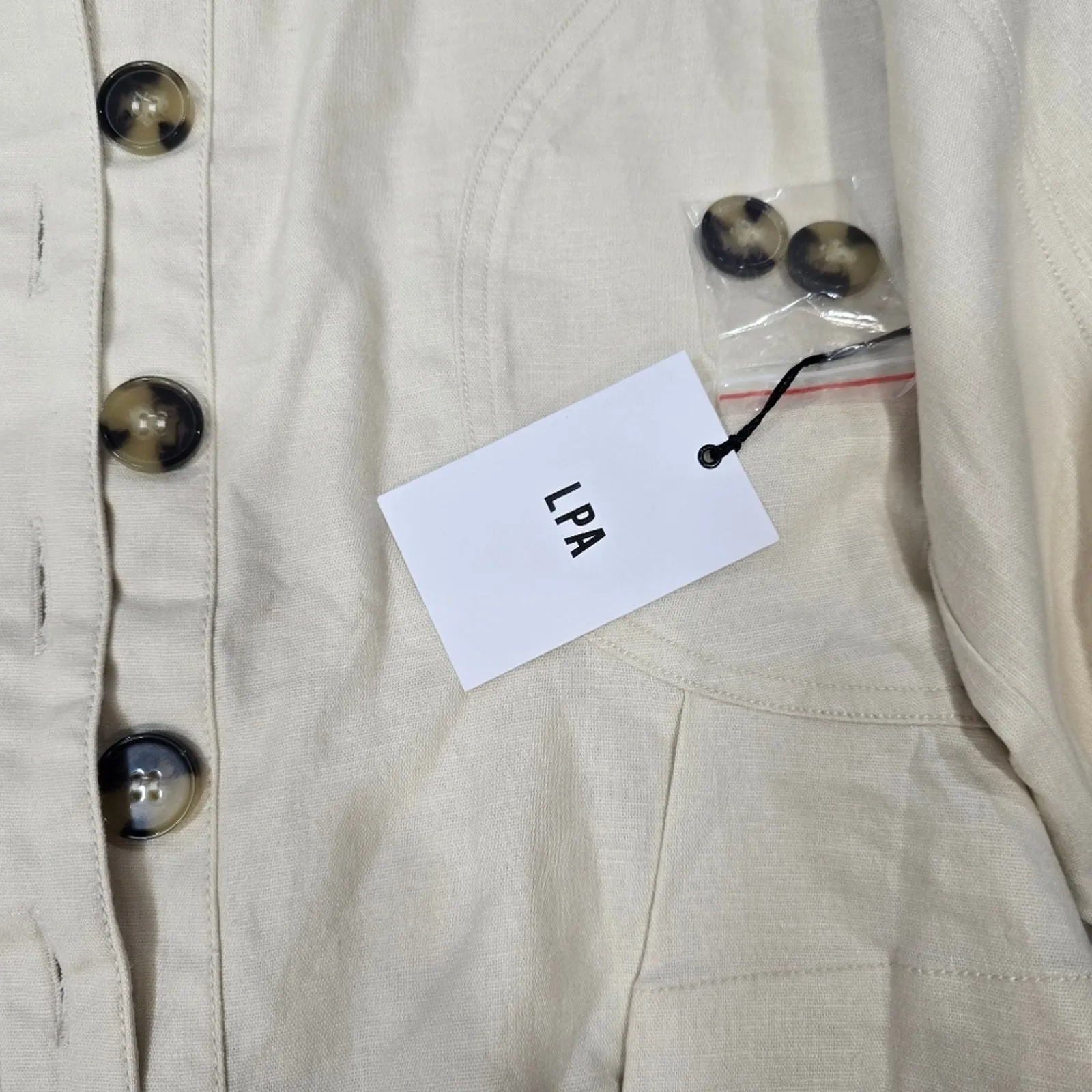 LPA Easton Jacket in Oatmeal Medium - Image 5