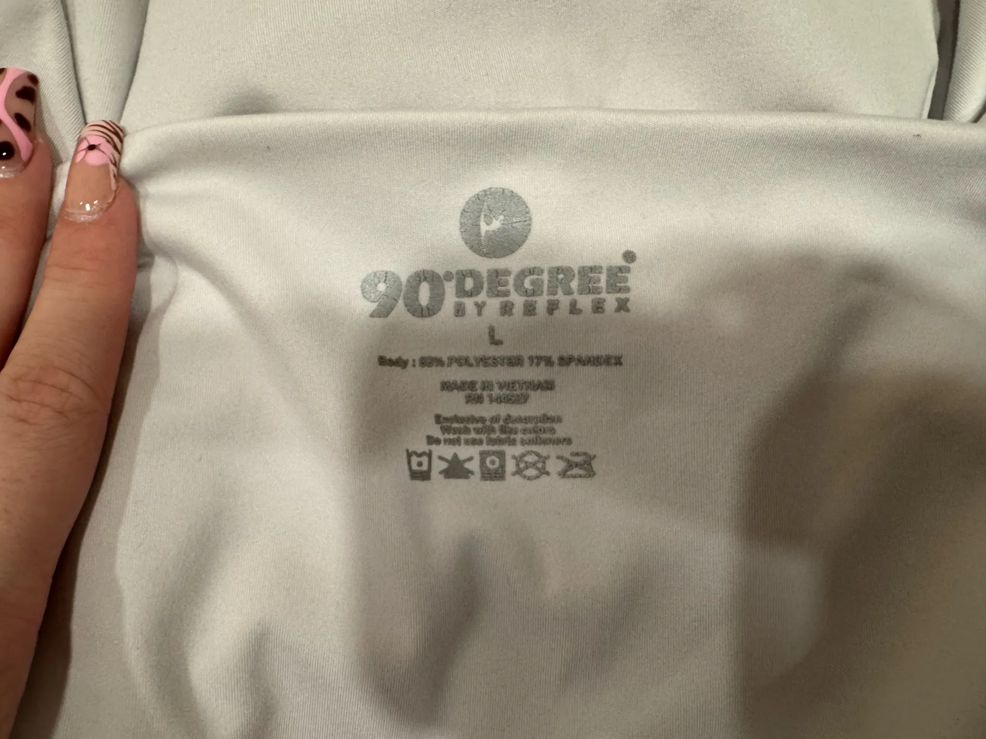 White Athletic Mini Skort - Image 6