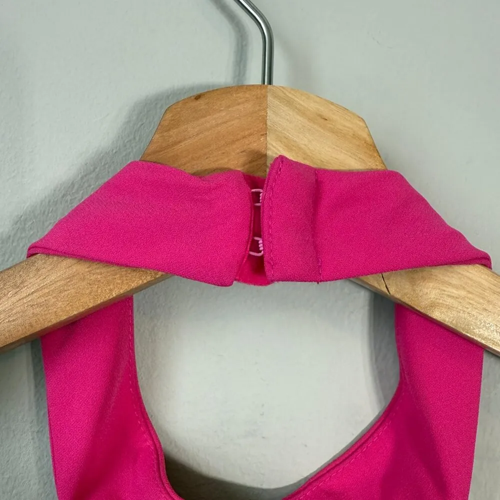 NBD x Naven Twins Begin Again Mini Dress Womens Small Rose Pink Cut Out Cocktail - Image 12