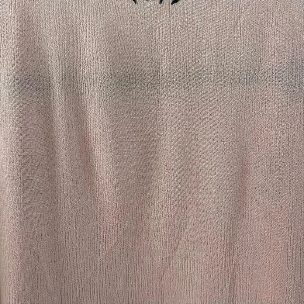 LOVE TREE. WOMENS OPEN DRAPE CARDIGAN. FLORAL EMBROIDERY. SIZE SMALL - Image 9