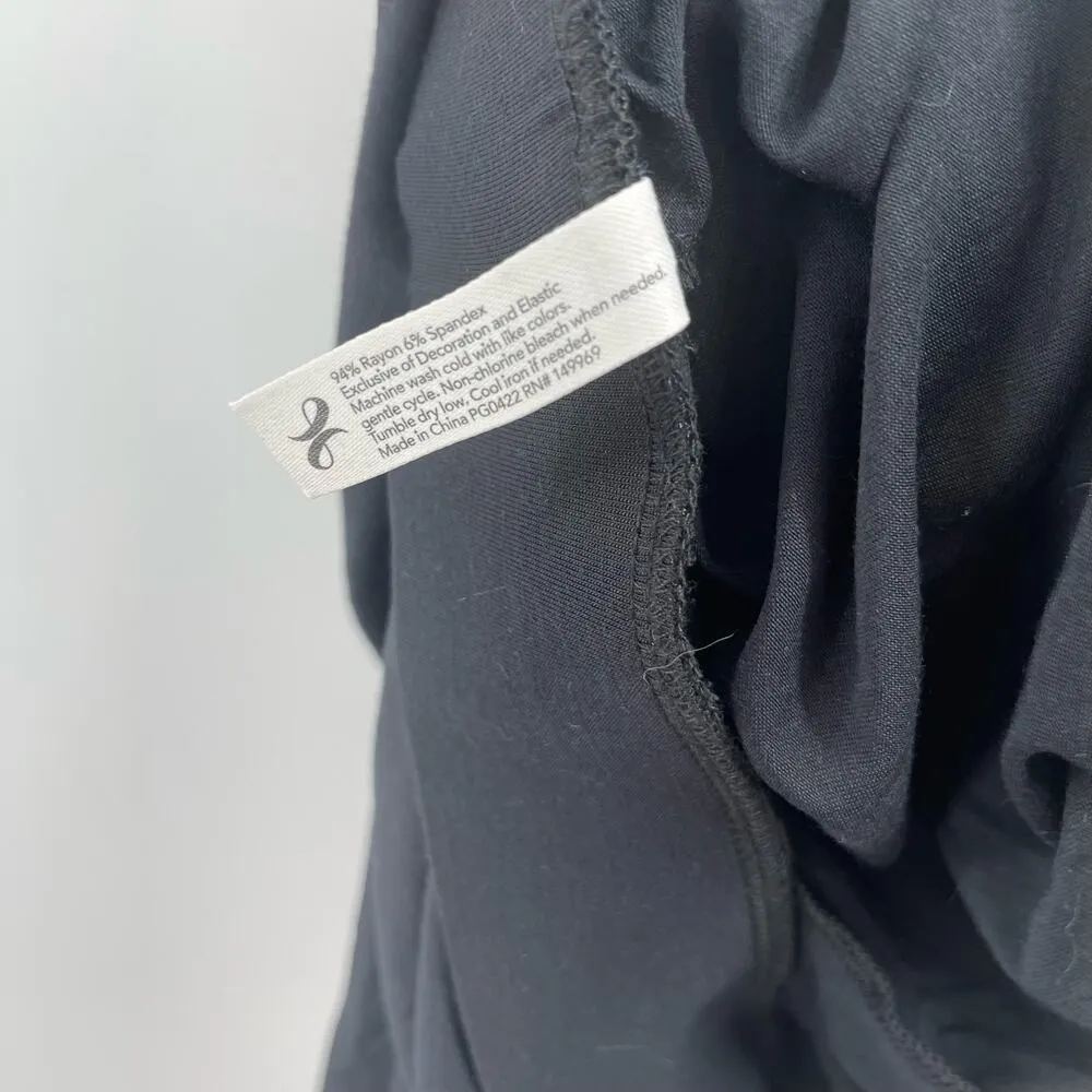 LIVELY Pants Size Small The All Day Wide Leg NWT Black Wide Leg Cropped Casual - Image 11