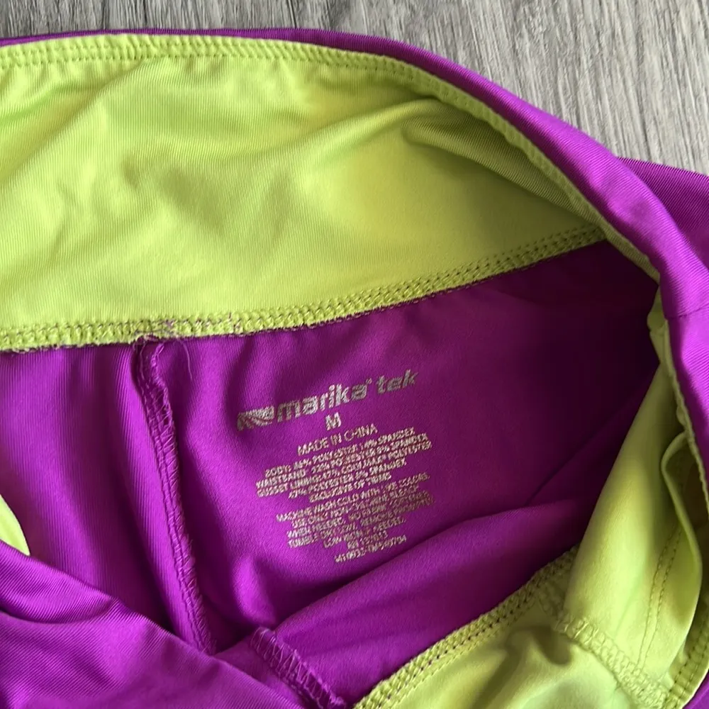 Marika'tek neon purple leggings Size M Size M - Image 2