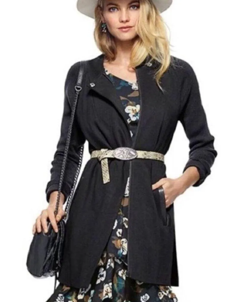 Cabi Tailored Ponte Knit Coat Black Full Zip Soft Shell Stretch 3351 Womens XS - Image 15