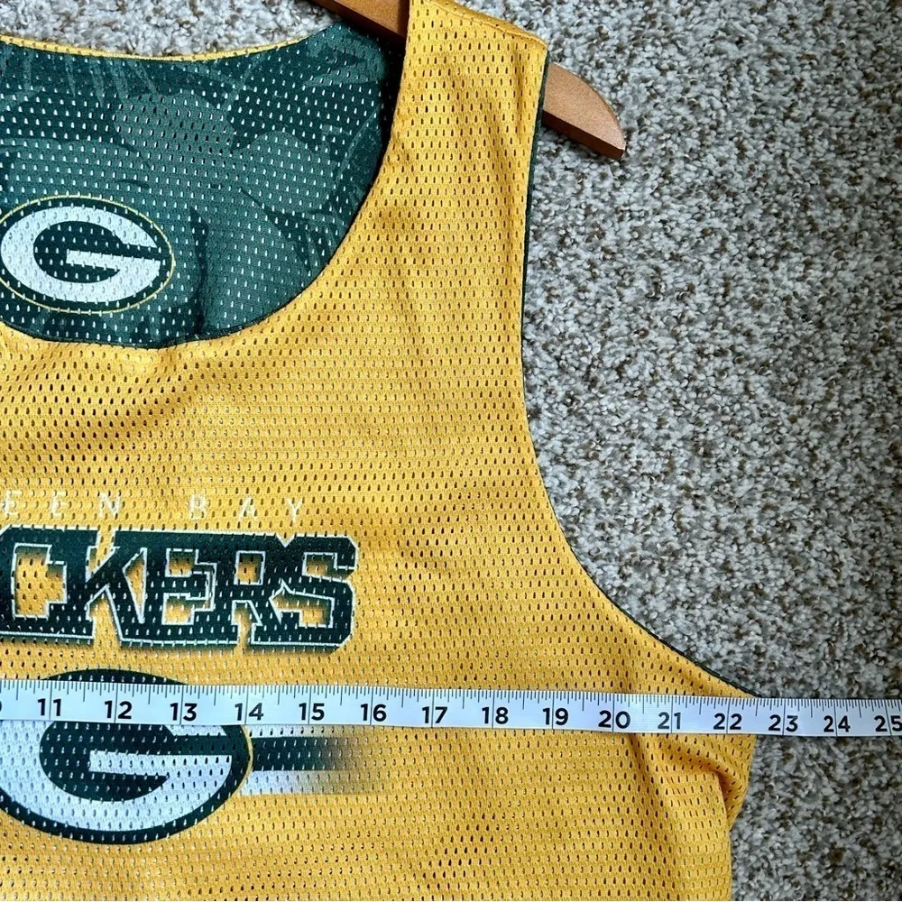 Green Bay Packers Green Gold Reversible Jersey XL Football NFL Fan - Image 5
