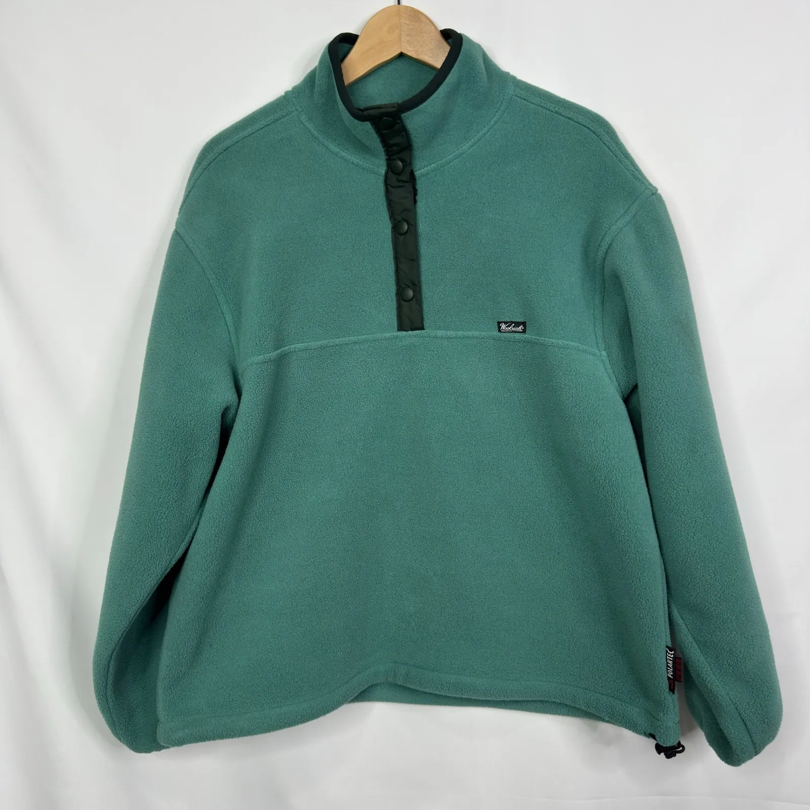 Vintage Woolrich Polartec Fleece Sweatshirt Pullover Made in USA Womens Size M - Image 3