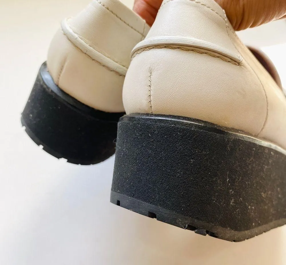 Bottega Venetta leather weave platform loafers - Image 6