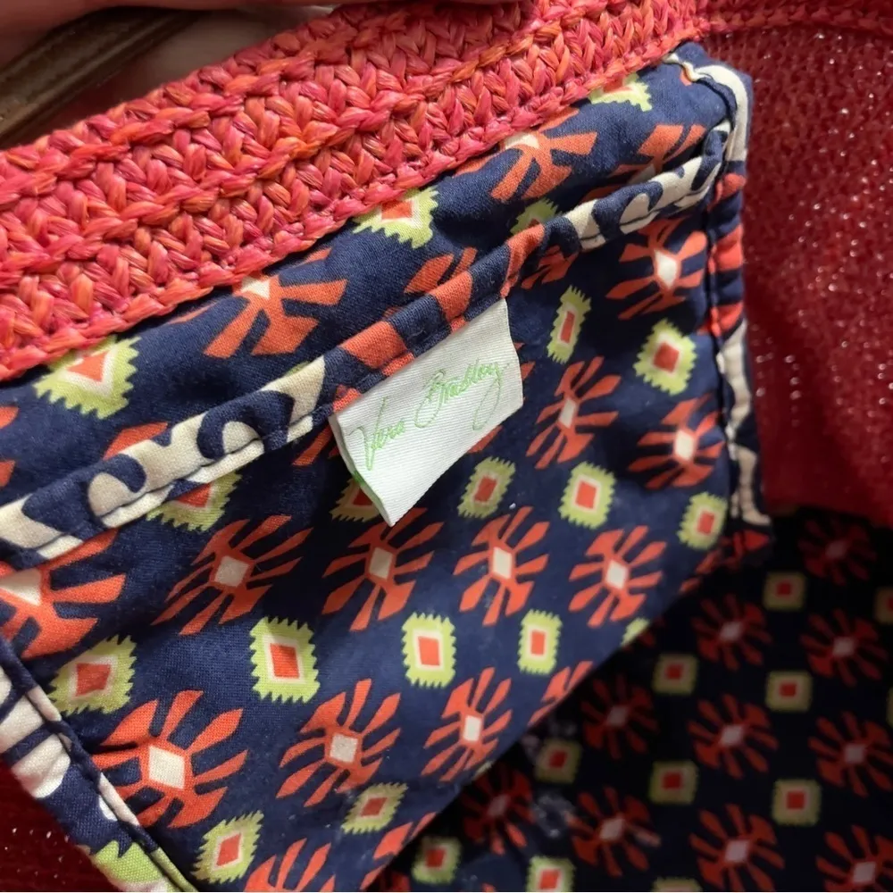 Vera Bradley Sun Valley straw turtle beach tote - Image 5