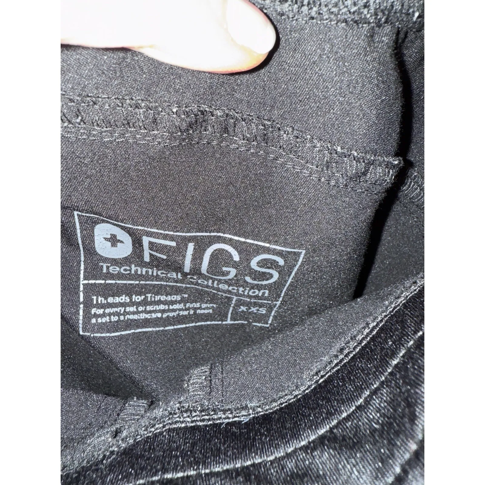 Figs Technical Collection Kade Scrub Pants Black XXS - Image 5