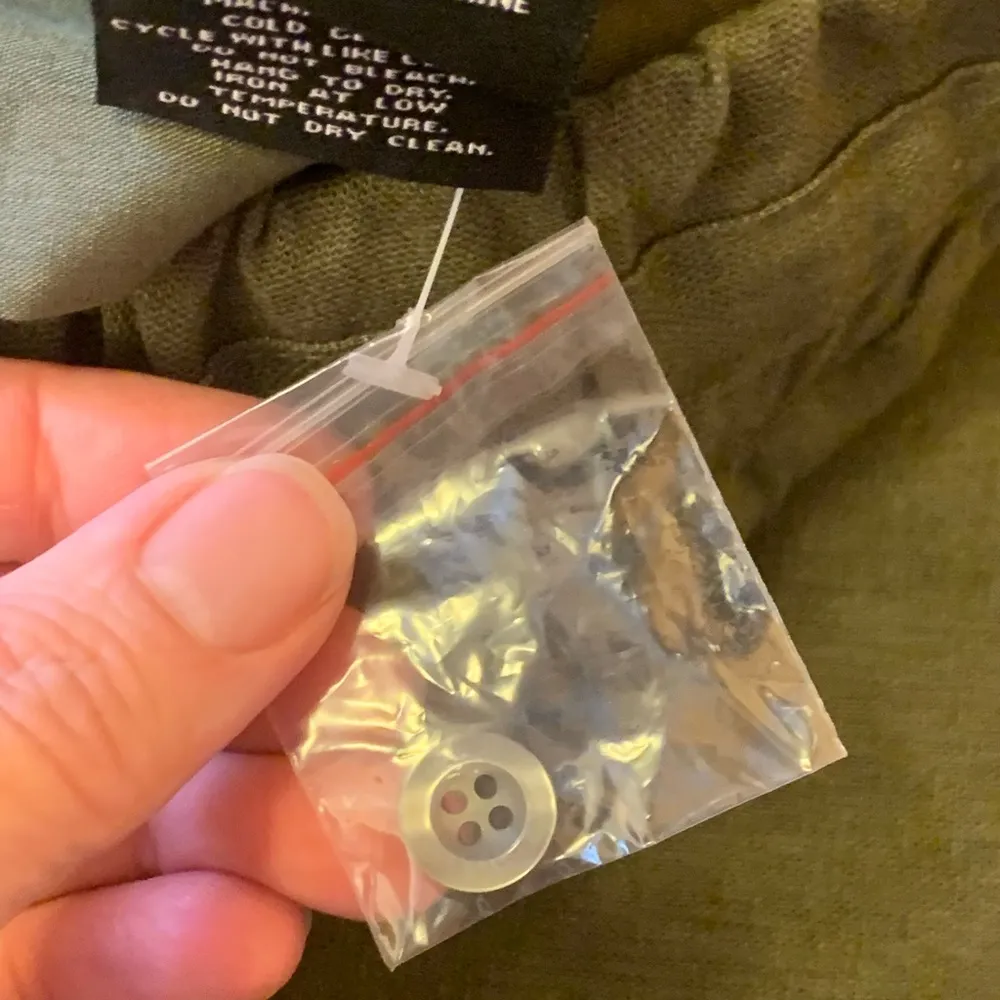 Charlie Paige NWT XL Olive Green Women's Shorts Linen Blend Pockets Tie Waist - Image 5